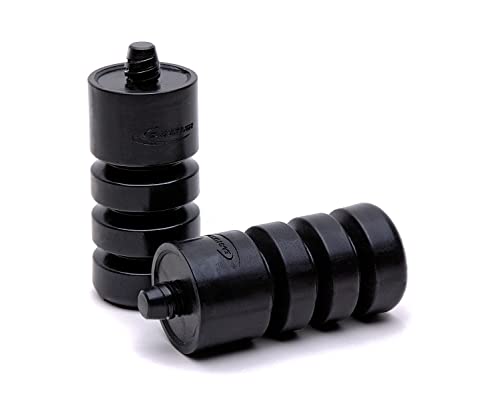Daystar Tailgate Bump Stop (Pair) Compatible with/Replacement for 2007-2018 Jeep Wrangler JK 2WD/4WD