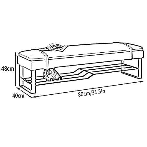 Banc de rangement à chaussures pour une entrée chaleureuse - 4