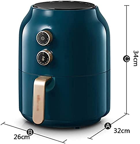 JIEZ Heißluftfritteuse für den Heimgebrauch 6L Fritteusen Luftölfrei einstellbare Temperatur Große Kapazität 1350W… – Bild 3