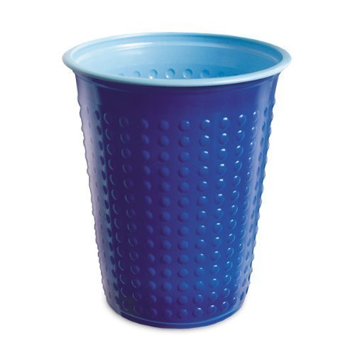 Tazas de plástico (40 unidades) diferentes colores - 200 ml, azul/ azul claro