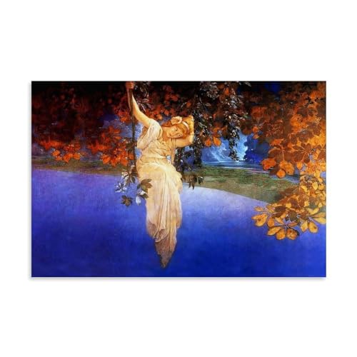 Maxfield Parrish Impression Art Nouveau Toile Décorative Haute Définition
