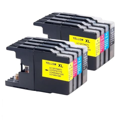 Cartouche LC1240 LC1280 compatible MFC J6510DW J6910DW J6710DW pour éviter les buses bouchées