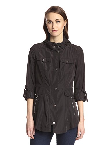 French Connection Belted Anorak Black LG