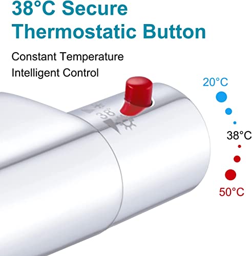Miscelatore termostatico per doccia, in ottone