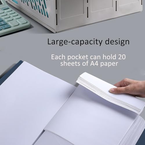 Chemises A4 avec pochettes pour bureau évitant la perte de documents - 5