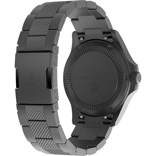 Image of Timex Men's Expedition Field Solar 41mm Watch - Gunmetal Bracelet Green Dial Gunmetal Case