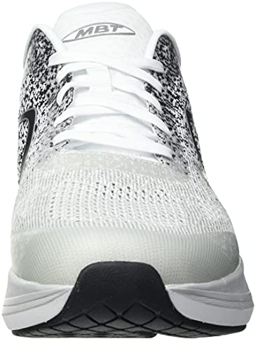 Mbt Men's Huracan-3000 Lace Up Running Shoe, White/Grey - 11 M Us #TOP1