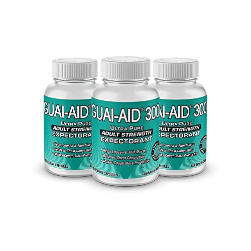 GUAI-AID 300 Over-The-Counter Guaifenesin 300mg Veg.Capsules
