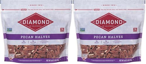Image of Diamond of California Pecan Halves, 16oz - 1 Count (Pack of 2)