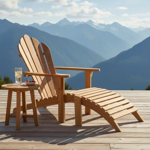 Teck'Attitude Adirondack en Teck Massif