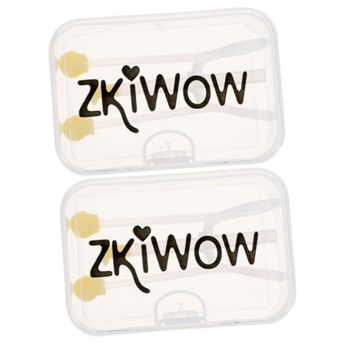 TOVINANNA 2piezas Ventosa Para Inserción y Remoción De Lentes De Contacto Accesorio Práctico y Portátil Color Amarillo Para Viajes y Uso Casa