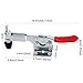 ZOENHOU 12 Pack 198 lbs 201B Toggle Clamp, Quick Release Horizontal Hand Tool Toggle Clamps, Red Holding Heavy Duty Antislip Toggle Clamp Tools