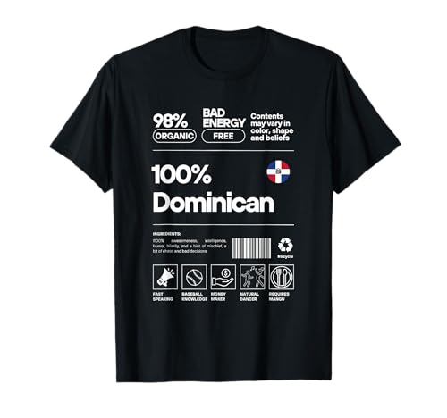 Etiqueta dominicana, república dominicana divertido cool Camiseta