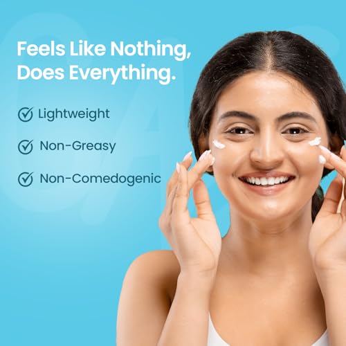 Image of Swiss Beauty Dew Lock Daily Moisturiser | 1% Hyaluronic Acid & Blueberry Extract | Locks & Retains Moisture | Plumps & Hydrates | Non-Comedogenic | 50gm