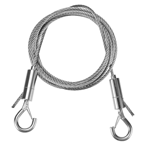 Image of M METERXITY 1-Pack Adjustable Picture Hanging Wire Kit, 2mx3mm Mirror Hanging Wire, Holds Up to 661lbs(300kg) 6.6FT Picture Frame Wire for Billboards /Basket /Flowerpot