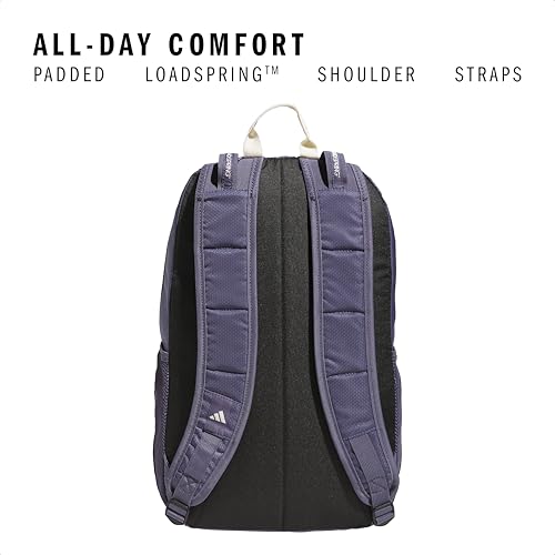 Image of adidas Excel Backpack Durable Large Athletic Laptop Book Bag, 7.0 /Preloved Violet /Wonder White, OSFA, Excel Backpack for Men & Women - Durable Large Athletic Laptop Bag