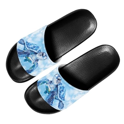 Image of Open Toe Slippers for Women Rubber Slides Womens Sandal Slippers