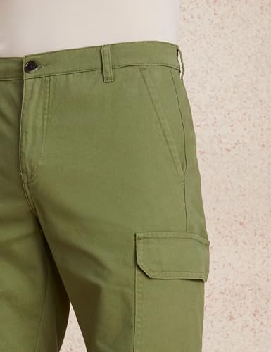 Image of Amazon Brand - Symbol Men's Cotton Cargo Regular Fit Shorts | Casual Chinos