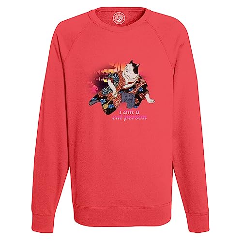 Sweat shirt homme chat blague parodie un cadeau original pour homme