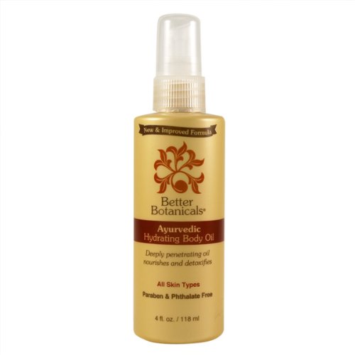Better Botanicals Ayurvedic Massage Oil (5 Plant Blend With Vit. E) 3.4floz oil