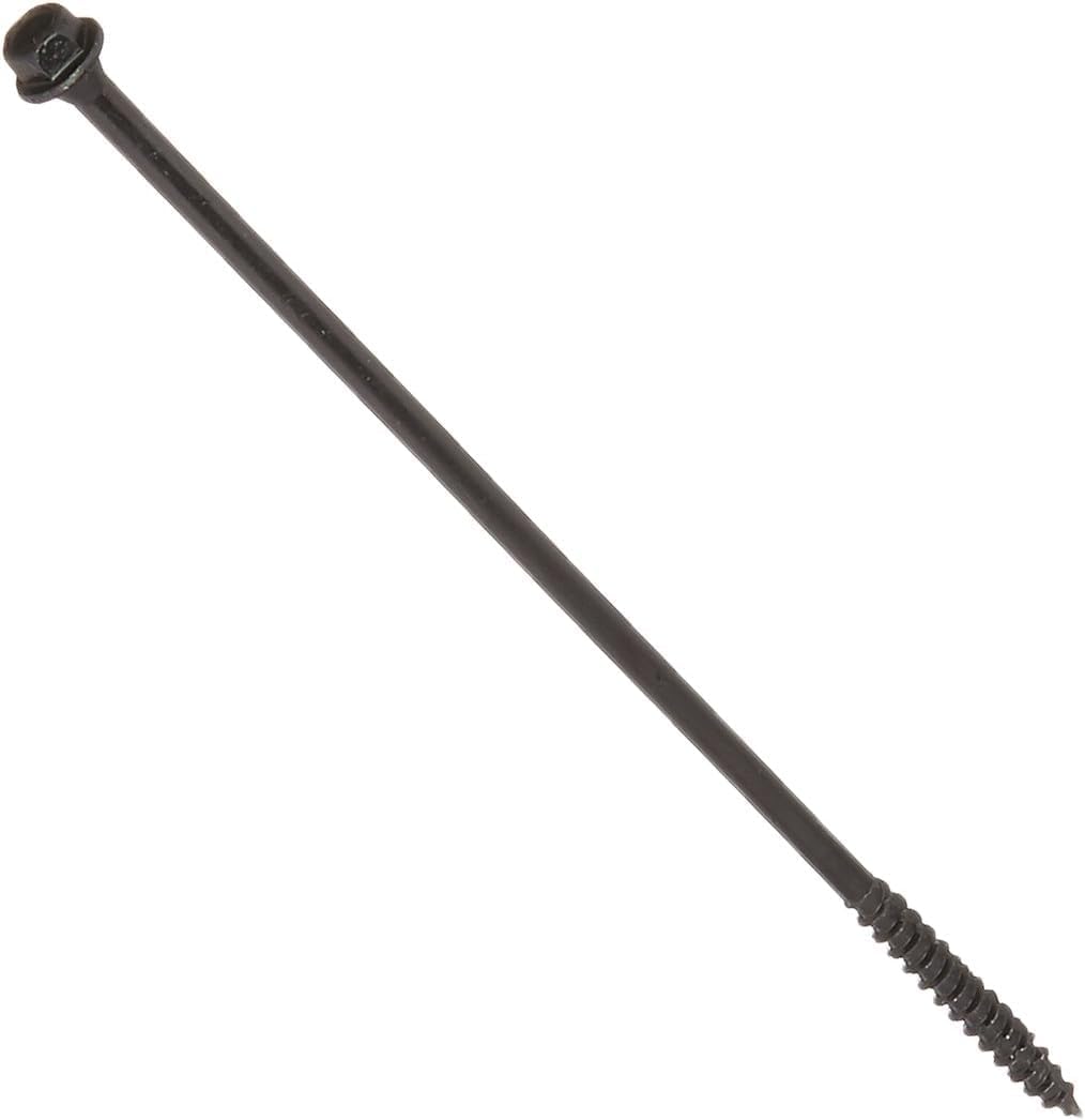 Hillman 47814 TimberTite Landscape Screw, Steel, 1/4" x 8", 50-Pack