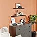 WELLAND Simons Floating Wall Shelf Ledge Shelves, 36-Inch, Black