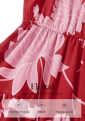 Image of PRETTYGARDEN Womens Summer Floral Beach Dresses