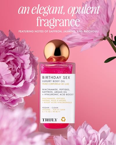 Image of Truly Beauty Luxury Body Oil | Hydrating Shimmer Oil for Glowing Skin