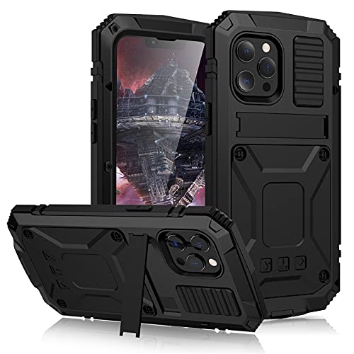 iPhone 13 Pro Max p P[X SYUGJDZ ŋ 360 ͕ی ی Rp ϏՌ SʕیCA~op[ CX[dΉ X^h@\ KX ϏՌ h ho OhA~P[X (black, 