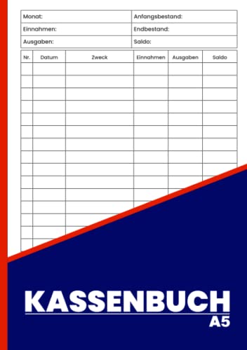 Kassenbuch: für Kleine Unternehmen und persönliche Finanzen