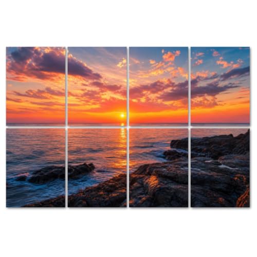 8 piezas paneles acústicos artísticos absorbentes de sonido con diseño decorativo 48"x32" miniatura 1