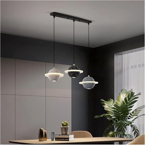 Lampe suspendue planète pour salle à manger et bar design moderne