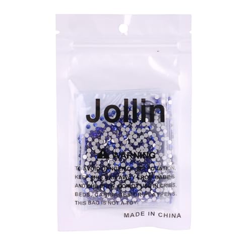 Image of Jollin Crystal Flatback Rhinestones Gems for Crafts 2.8mm SS10, Sapphire | Glue Fix, 2880pcs Glass Rhinestones for Bedazzling, Clothes, Tumblers, Nail Art, Shoes, Bags, Caps & Accessories Decoration