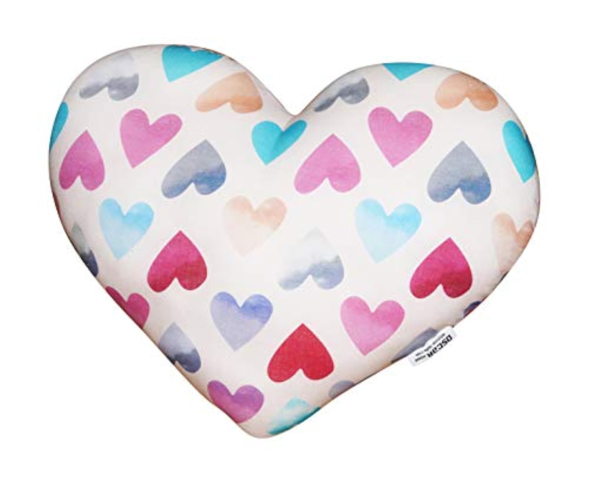 Heart Shape Plush Pillow, Bianca