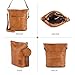 BERLINER BAGS Vintage Genuine Leather Shoulder Bag Sofia, Handbag, Crossbody Bag for Women - Brown