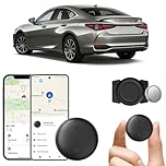 GPS Tracker for Vehicles, Mini Portable Magnetic Car Tracker, Work with iOS and Android, Car Gps Tracker Anti-Theft Tracker with Real-Time Location, No Monthly Fee or Subscription/No SIM Card Required