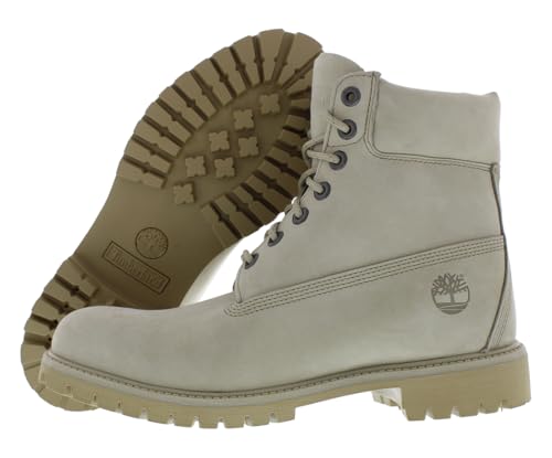 Image of Timberland Premium Waterproof Leather Boot Mens Shoes Size 9.5, Color: Light Brown-Beige