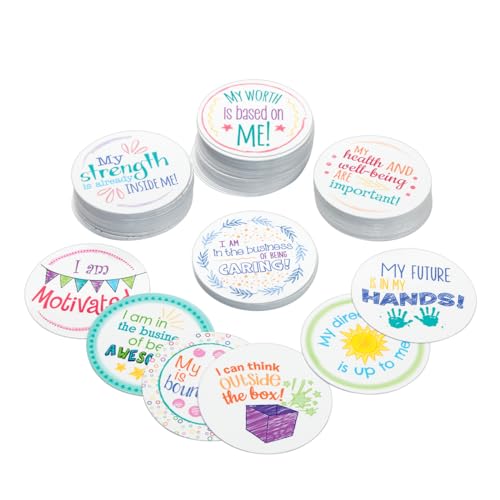 Really Good Stuff Confidence Chips, 100 Pack, 2.25" Dia