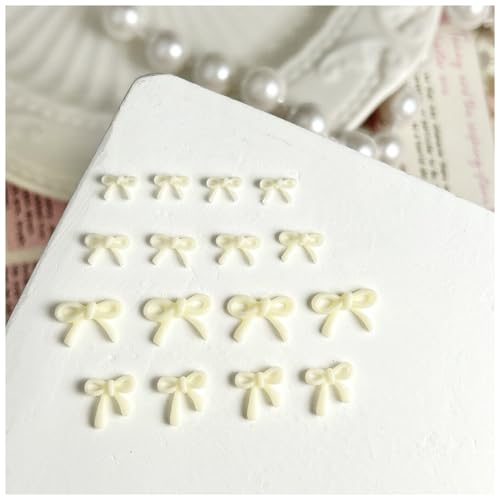 2000Pcs Mini 3D Resin Bow Charms for Nail Art, Small
