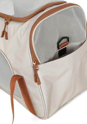 Bolsa para Transporte De Cães E Gatos em Avião Cabine Luxo Confortável (32X25X45 Cm) até 4,5 kilos C