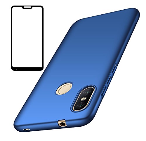 UCMDA Funda Xiaomi Mi A2 Lite, Carcasa Xiaomi Mi A2 Lite con Protector de Pantalla