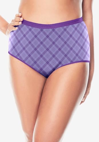 Comfort Choice Plus Size Full Coverage Cotton Brief 10-Pack3