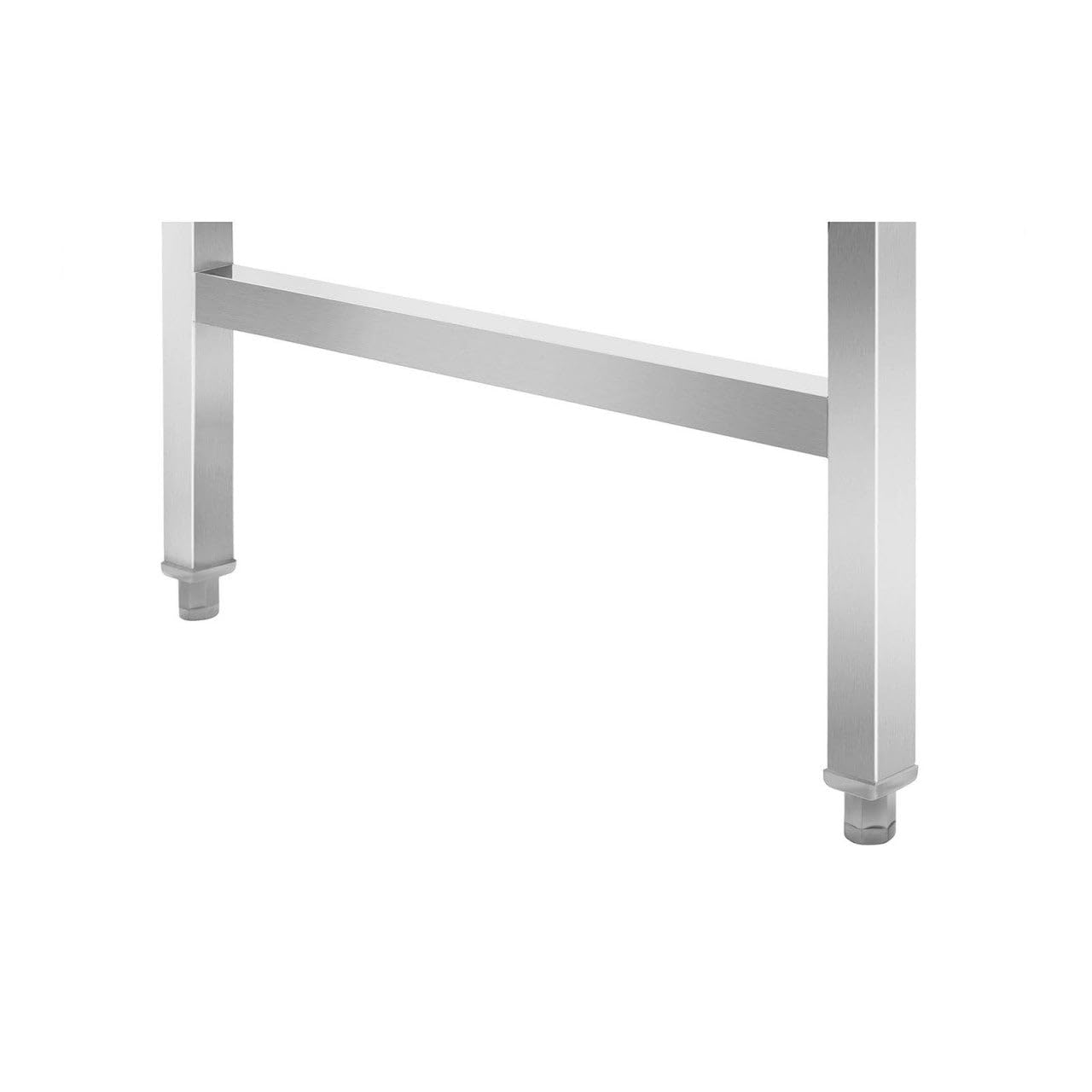 Helloshop26 Tavolo da Lavoro Pieghevole Cucina Professionale Acciaio Inox 60 x 100 cm Capacità 200 kg 14_0003707