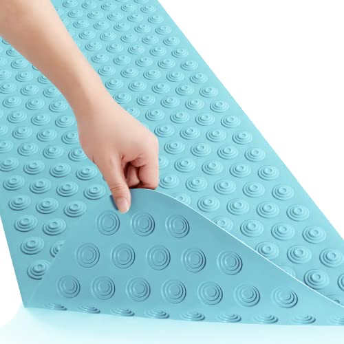 OTHWAY No Suction Cup Bath Mat 39x16inch Extra Long Bathmat│Perfect