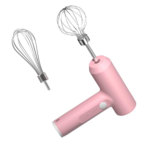 ハンドミキサー コードレス 小型 充電式ミルク泡立て器 ハンドブレンダー 【コードレス&3段階調速】業務用小型軽量設計 生クリーム/製菓/調理対応 充電式+過熱保護 キッチン/ケーキ店推奨 キッチン料理ツール ケーキ道具 製菓道具 家庭 業務用