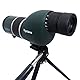 NUZAMAS 12-36X50 Spektiv-Teleskop und Stativ-Set - Wasserdichtes Zoom-Einrohr-Teleskop-Monokular für Vogelbeobachtung, Reisen, Jagd, Angeln, Fußballspiele, Outdoor-Konzerte