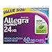 Allegra Allergy 24 Hour Gelcaps 180 mg 60 Count Long-Lasting Fast-Acting Antihistamine for Noticeable Relief from Indoor and Outdoor Allergy Symptoms
