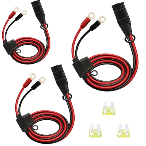 Câbles de chargeur de batterie M6 connecteur X-Connect œillets XL chargeurs intelligents moto auto