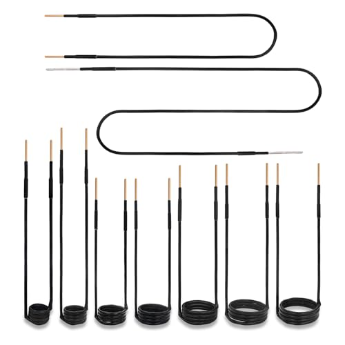 Magnetic Induction Heater Coil Kit - 9PCS Flameless Induction Heat Accessor for Removing Rusty Bolts and Nuts