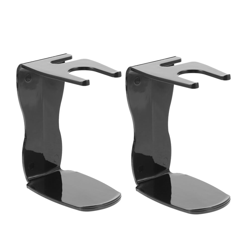 Baluue 2pcs Shaving Tool Stand Safety Razor Display Stand Shaving Brush Holder Space-saving Design Material